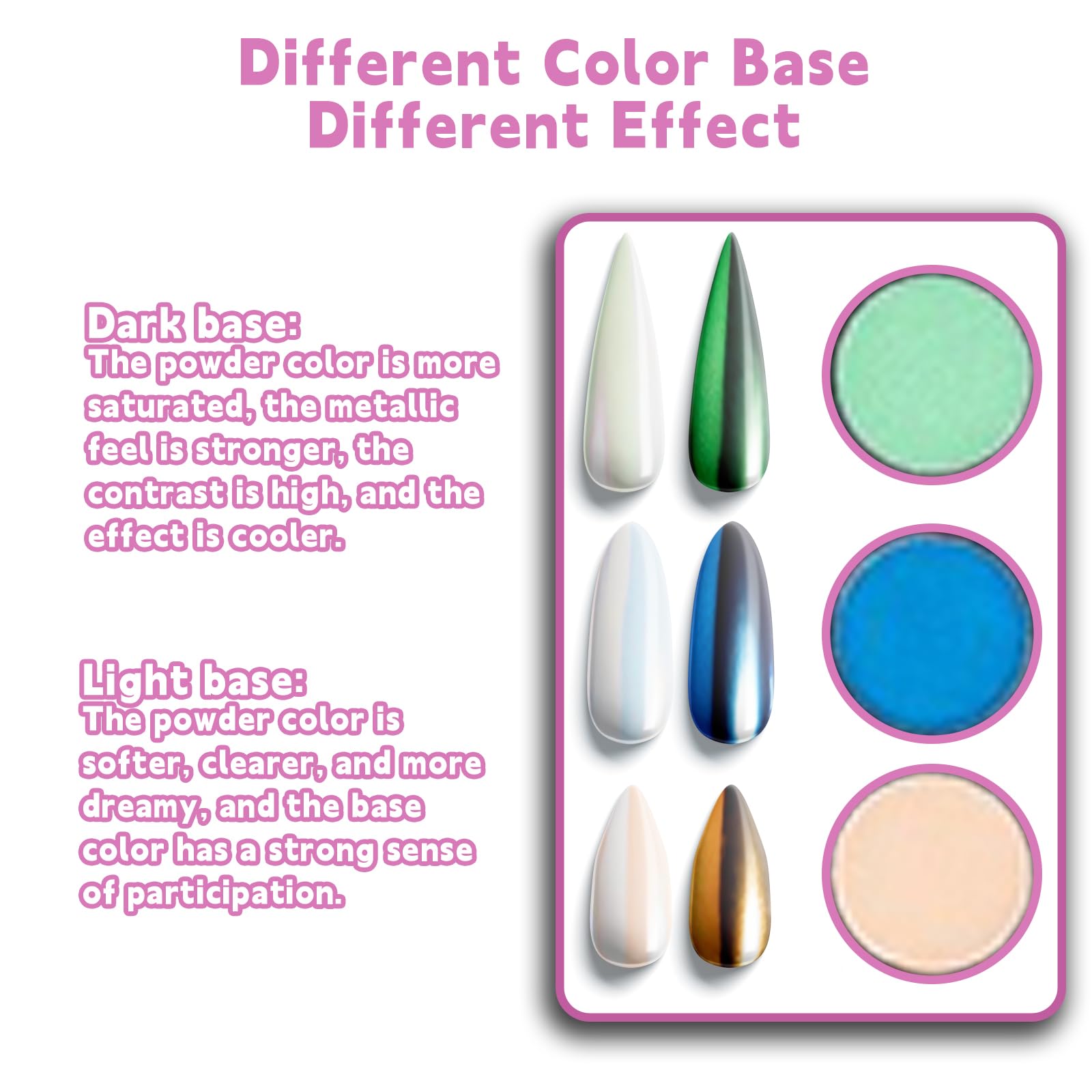COLAYERIST non-toxic cruelty-free pigments suitable for DIY or professional nail art.