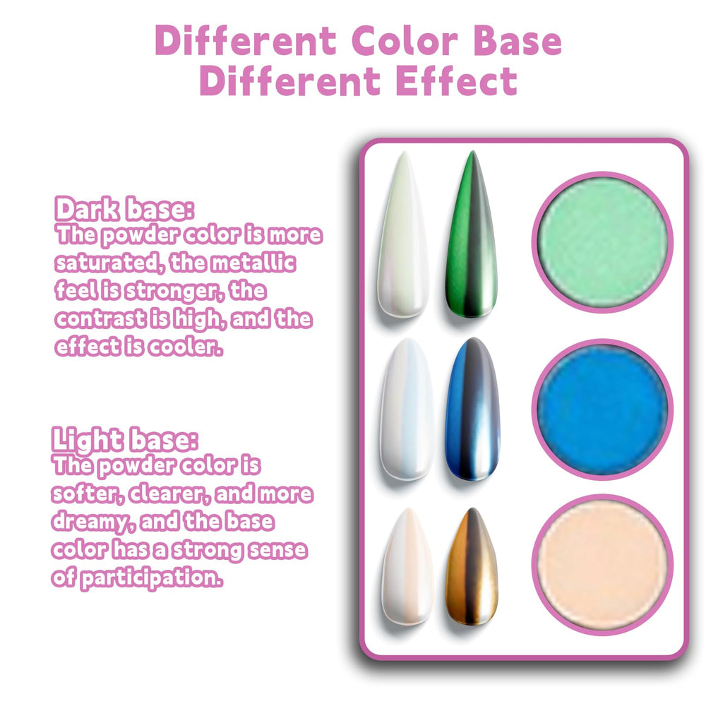 COLAYERIST non-toxic cruelty-free pigments suitable for DIY or professional nail art.
