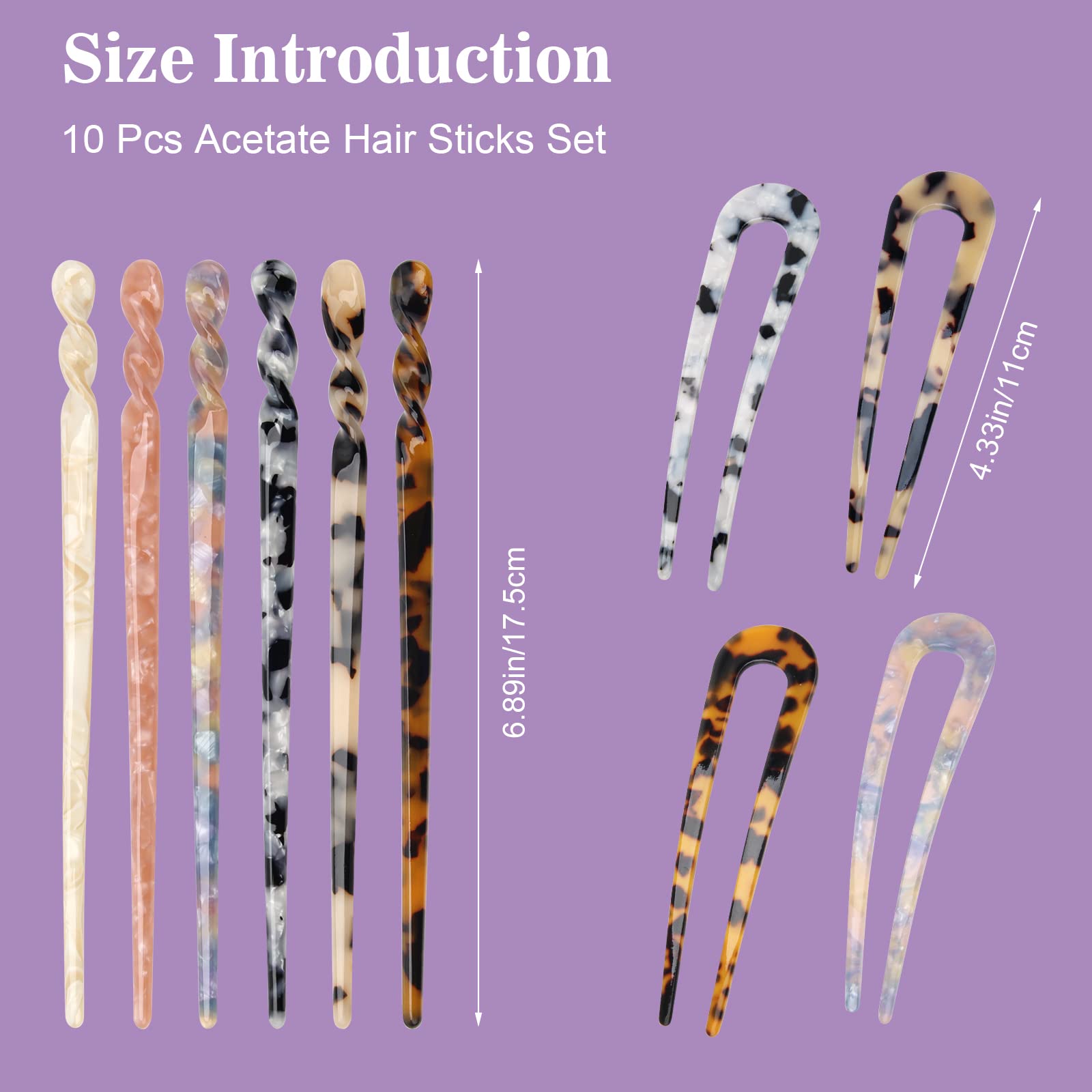 Coldairsoap leopard-printed chopsticks add retro flair while keeping hair tame