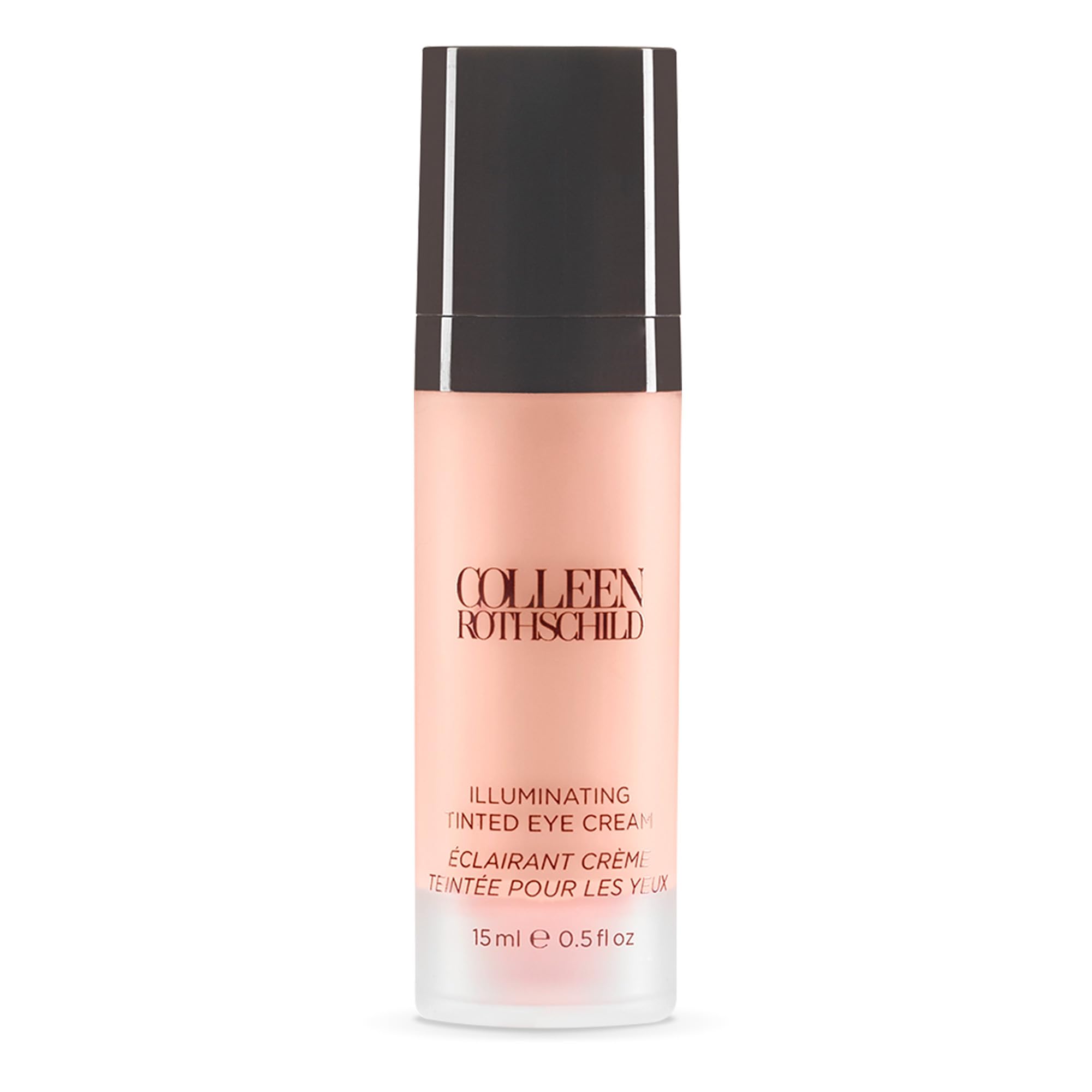 COLLEEN ROTHSCHILD Illuminating Eye Cream bottle close-up for hydration and brightening.