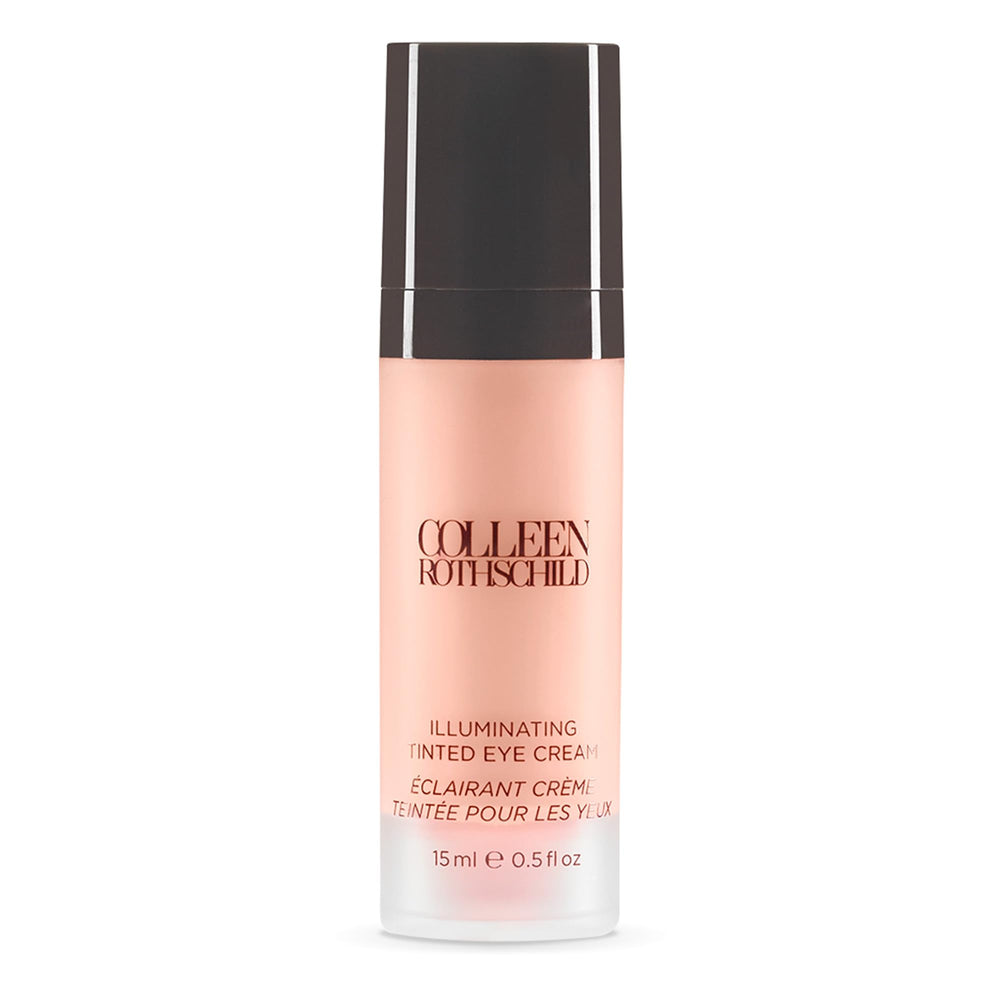 COLLEEN ROTHSCHILD Illuminating Eye Cream bottle close-up for hydration and brightening.
