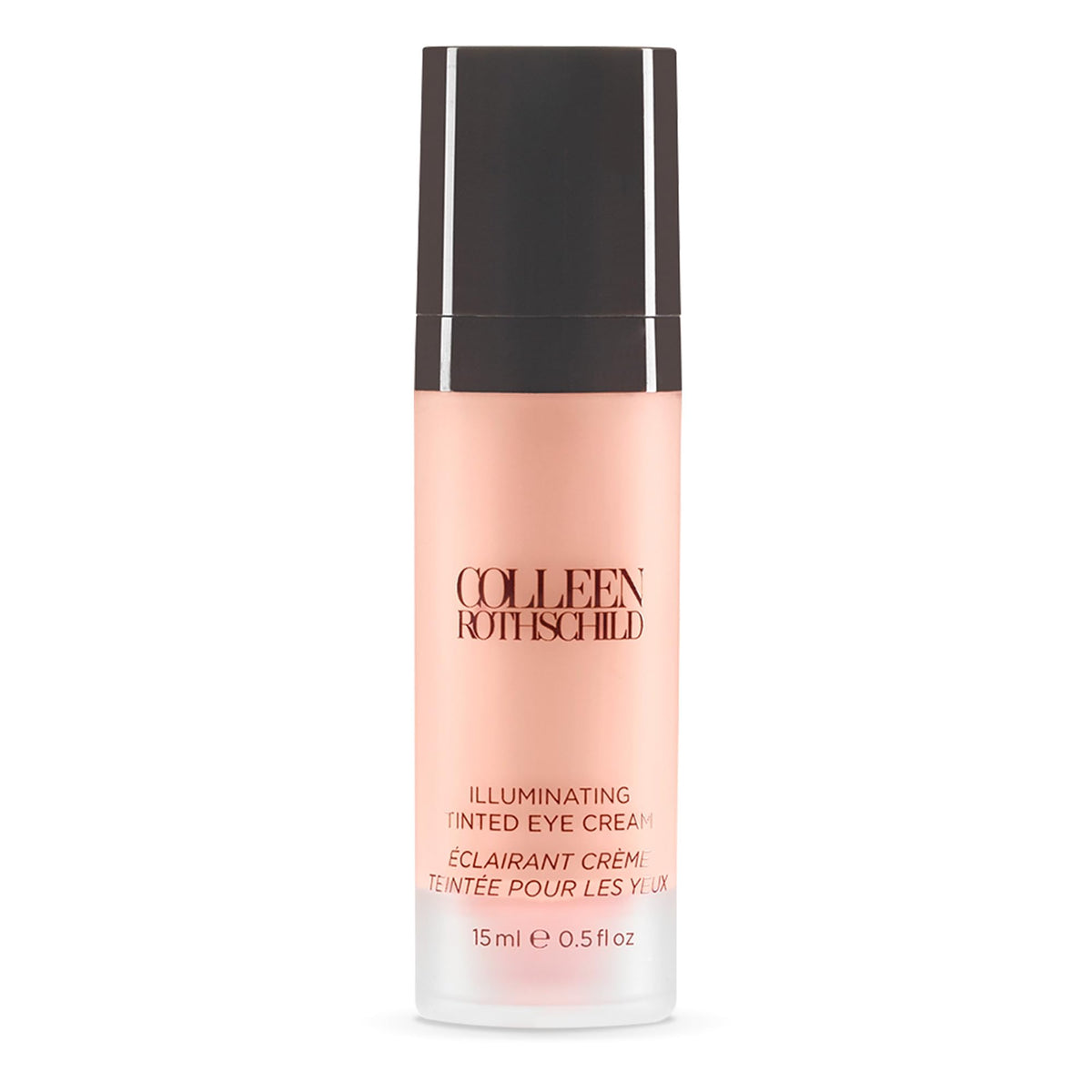 COLLEEN ROTHSCHILD Illuminating Eye Cream bottle close-up for hydration and brightening.