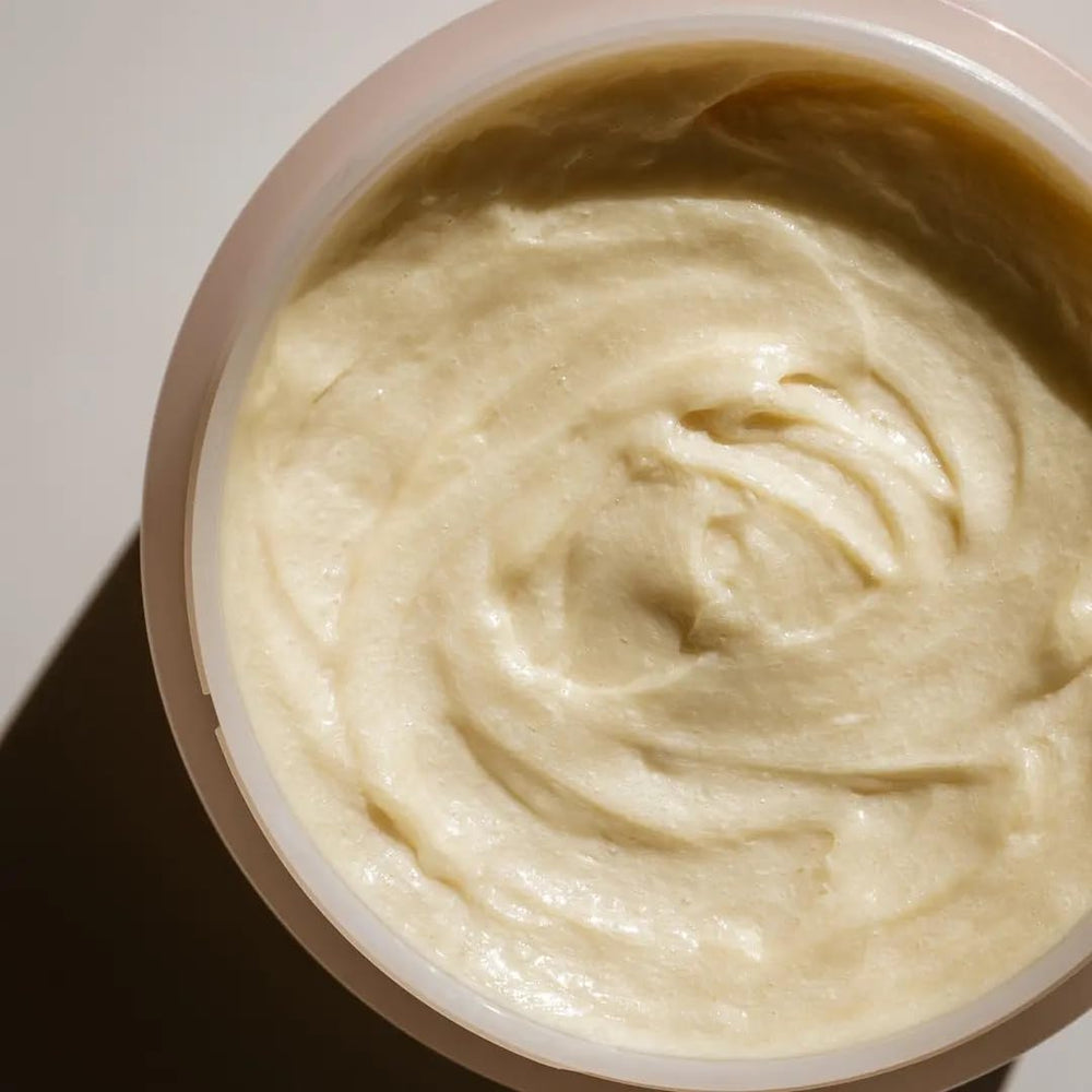 Dispensing pump on COLLEEN ROTHSCHILD Quench and Shine mask shows easy use.
