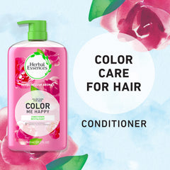 Close-up of silky hair after using Herbal Essences Color Me Happy