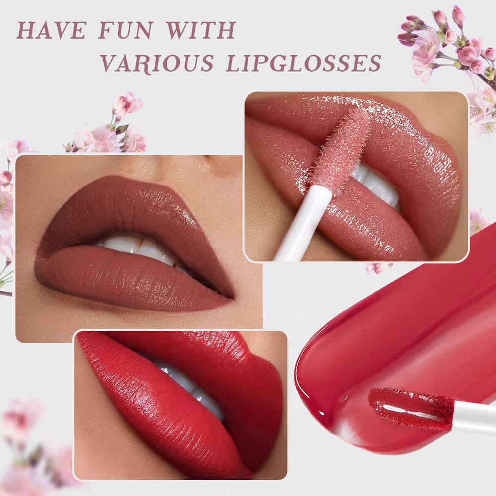 Color Nymph gloss portátiles 4, brillo rápido para retoques en cualquier lugar.