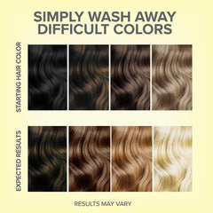 Color Oops being applied to dry hair