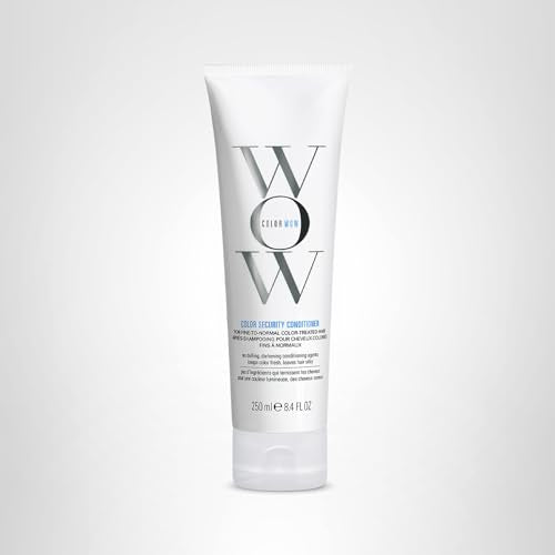 COLOR WOW Color Security Conditioner soft hair glow after use.
