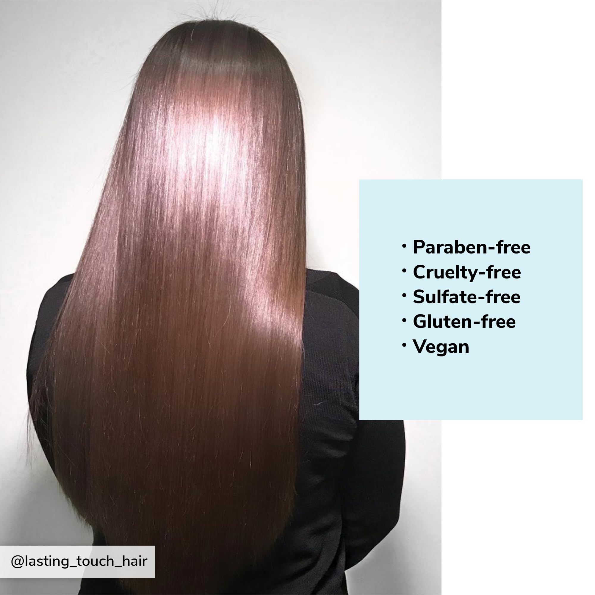 Detangled, manageable hair after using the Color WOW Dream Clean Duo