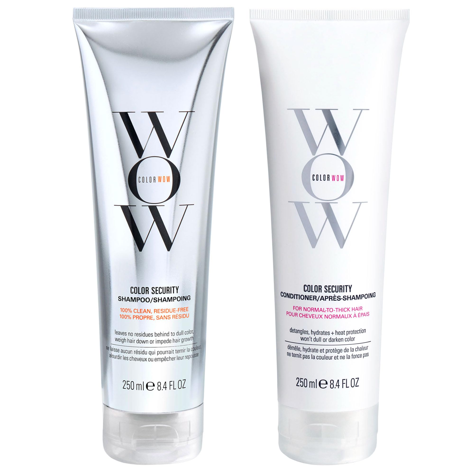 COLOR WOW Dream Clean Shampoo bottle shows color-safe cleansing for vibrant hair