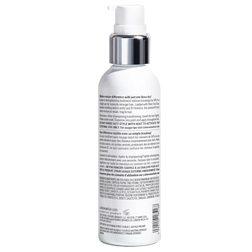 COLOR WOW Dream Cocktail Kale Leave-In bottle application delivers proteins and vitamins for stronger strands.