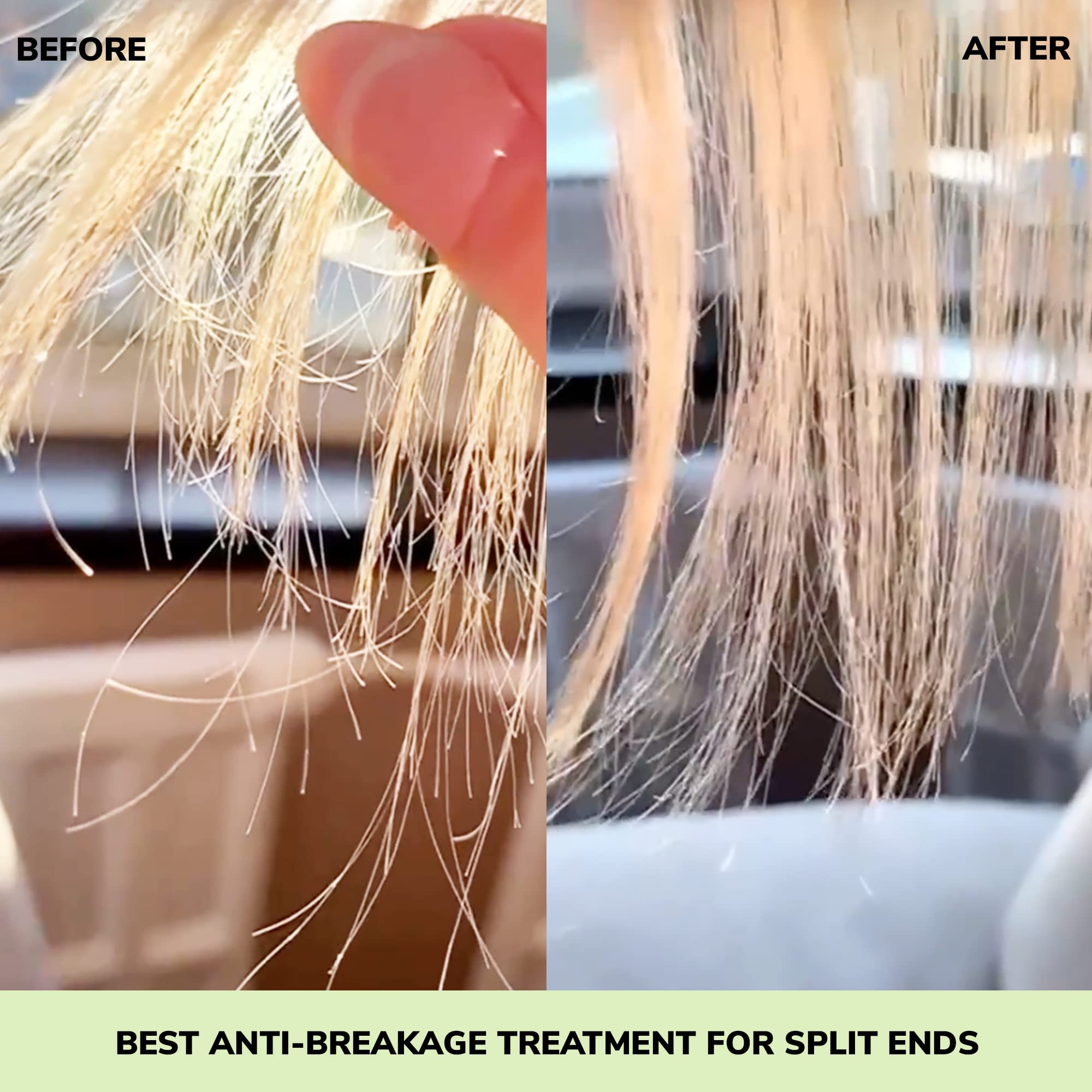 COLOR WOW Dream Cocktail Kale Leave-In heat activation protects hair during blow-drying.