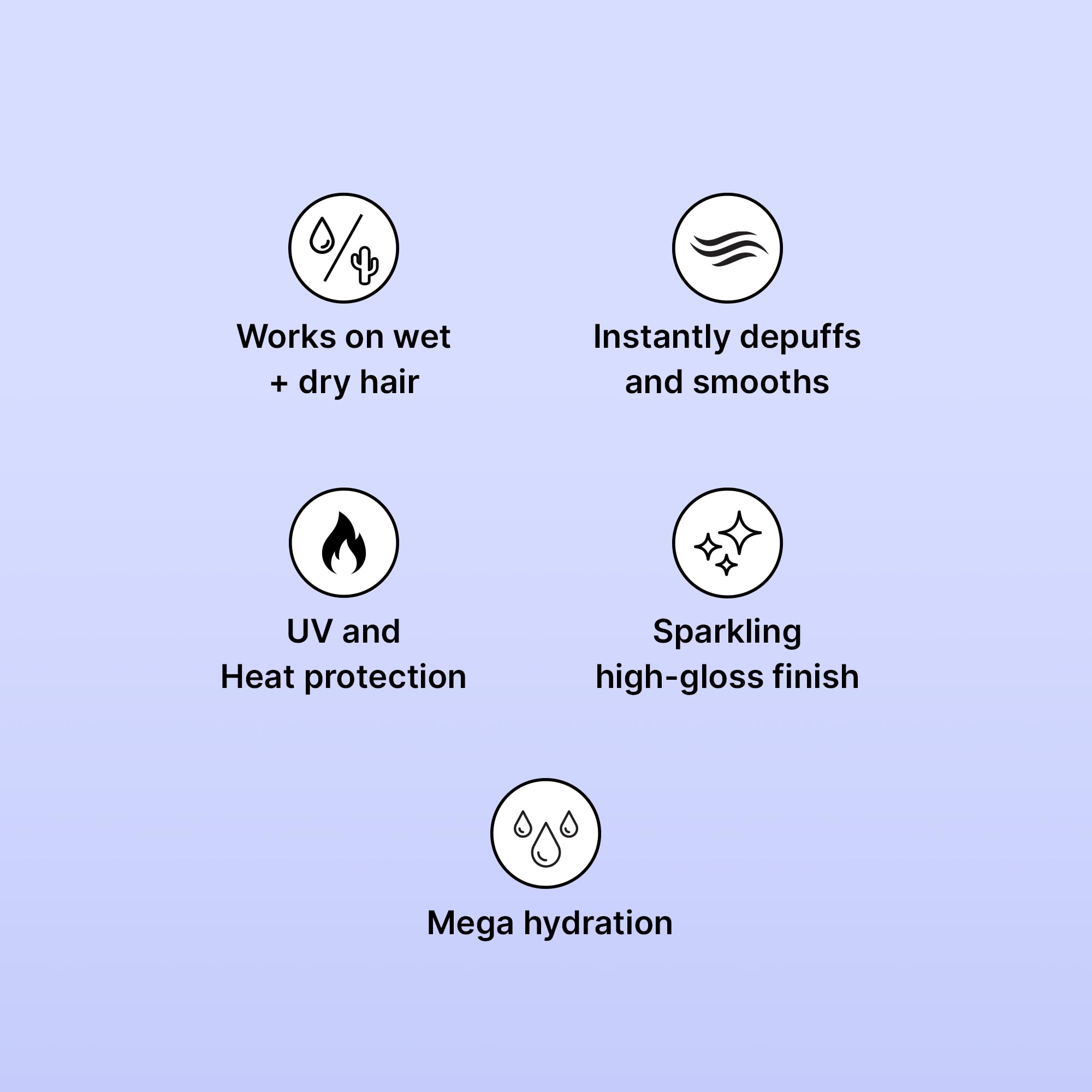 COLOR WOW Glossing Serum on hair adds a crystal-clear shine and smooths surface
