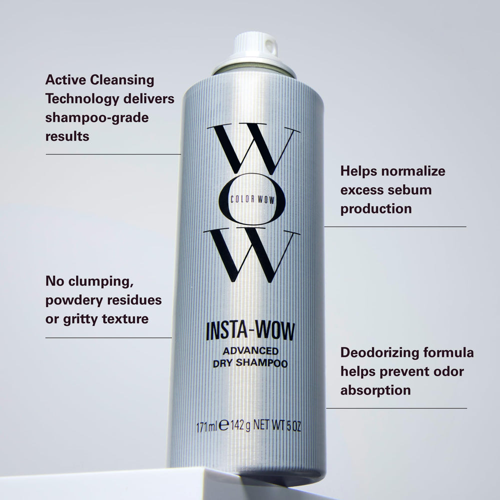 COLOR WOW Insta-WOW packaging on a clean surface, sleek and travel-friendly.