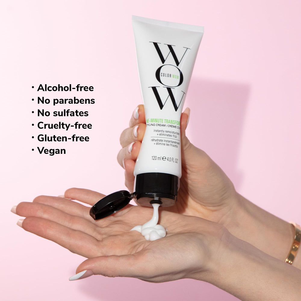 COLOR WOW One Minute Transformation avocado oil formula adds moisture