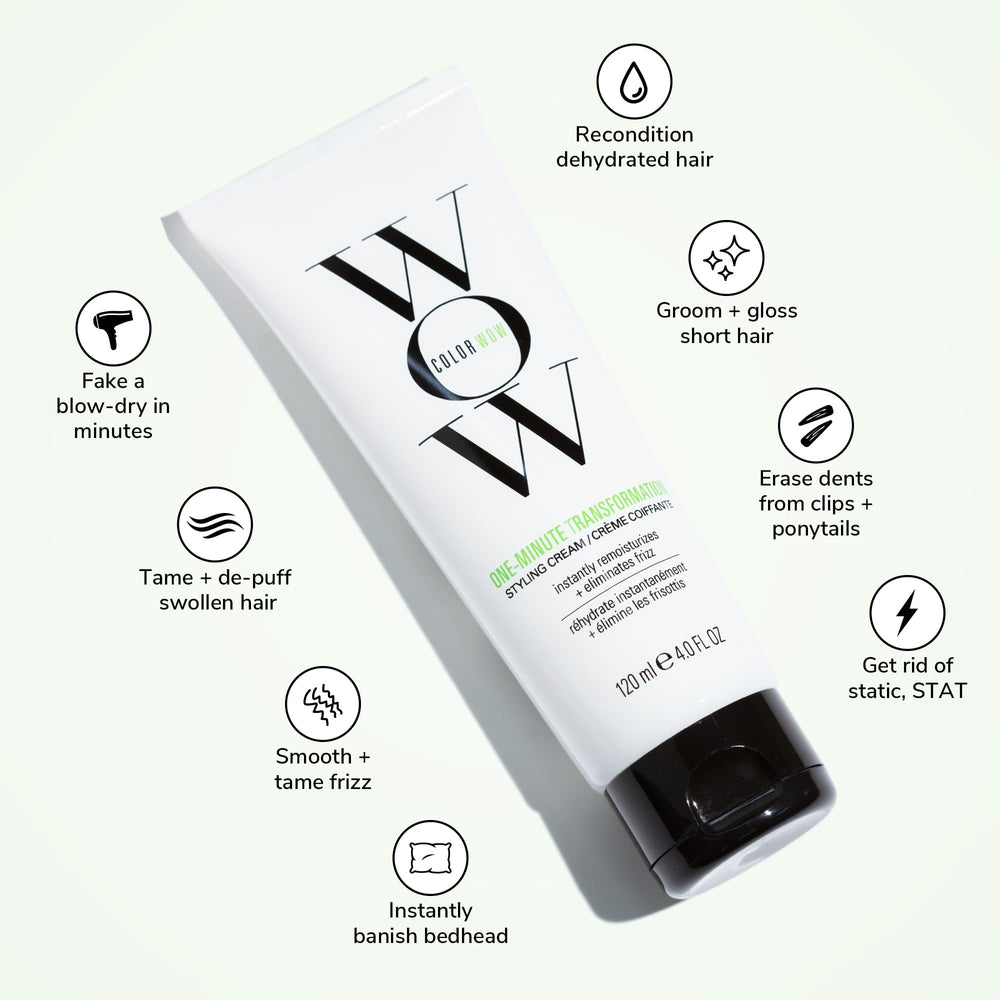 COLOR WOW One Minute Transformation delivers silkier texture and glossy finish