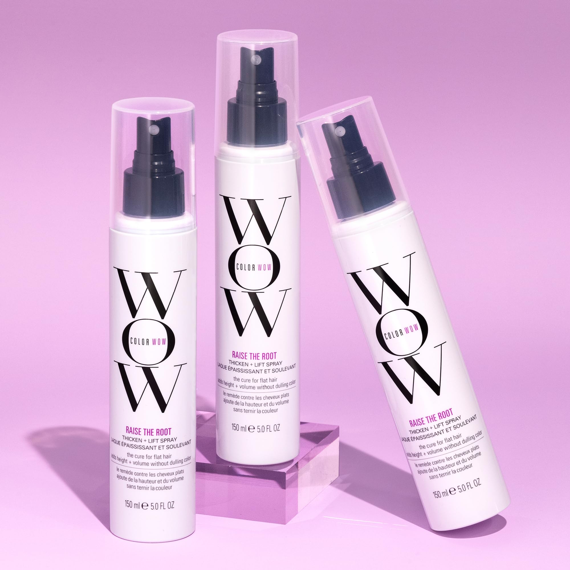 COLOR WOW Raise the Root compatibility with Dream Coat enables versatile styling