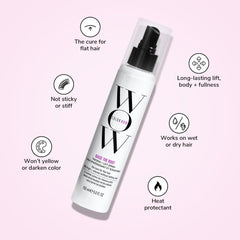 COLOR WOW Raise the Root layered-hair style supports instant lift for layered cuts