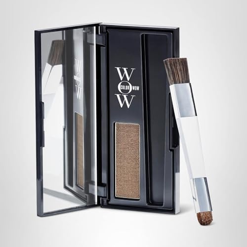 COLOR WOW Root Cover Up Light Brown on dark roots – disguises exposed scalp.