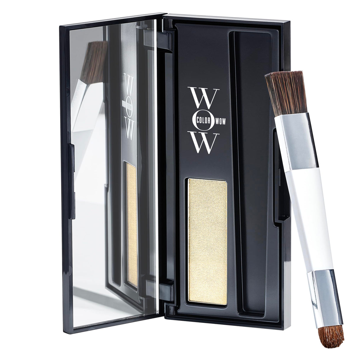 COLOR WOW root-cover-up platinum powder helps disguise gray roots with natural-looking color.