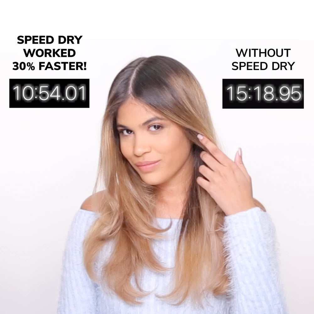 Color WOW Speed Dry packaging highlighting cruelty-free and gluten-free formulation