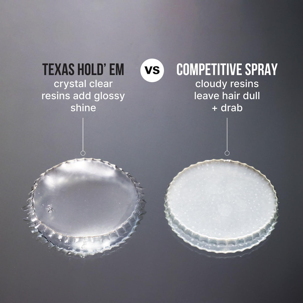 COLOR WOW Texas Hold 'Em Big Hold icon indicating heat protection for styling.