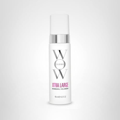 COLOR WOW Xtra Large Bombshell final-look with voluminous, healthy strands