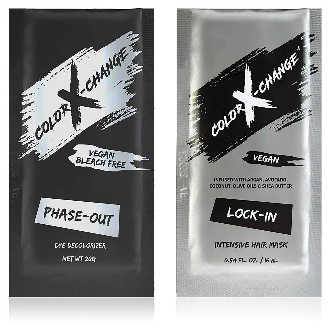 Color X-Change fase de salida: desencolorante suave para cambios de color seguros.