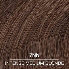 COLORCHARM 7NN Intense Med Blonde packaging with shade card for easy selection