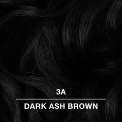 COLORCHARM 3A Dark Ash Brown cream tube demonstrates lasting shine and conditioned hair.