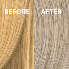 COLORCHARM brass neutralization close-up highlights reduced strand breakage