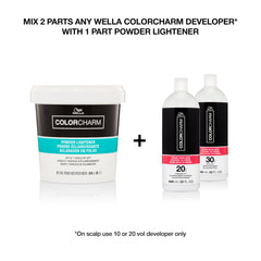 Fragrance-free formula—COLORCHARM developer designed for comfortable processing.