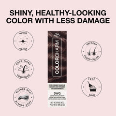 COLORCHARM Demi 5WG shea butter nourishes hair during color processing