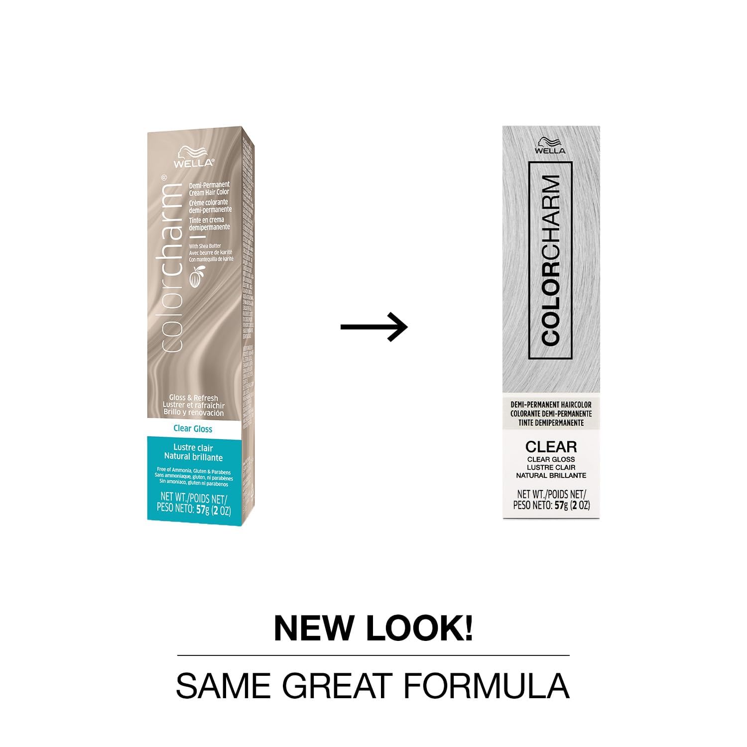 COLORCHARM Demi-Permanent Gray Blend for natural gray coverage and shine.