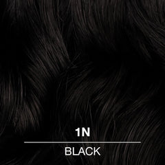 COLORCHARM 1N Black swatches reveal rich shade depth.