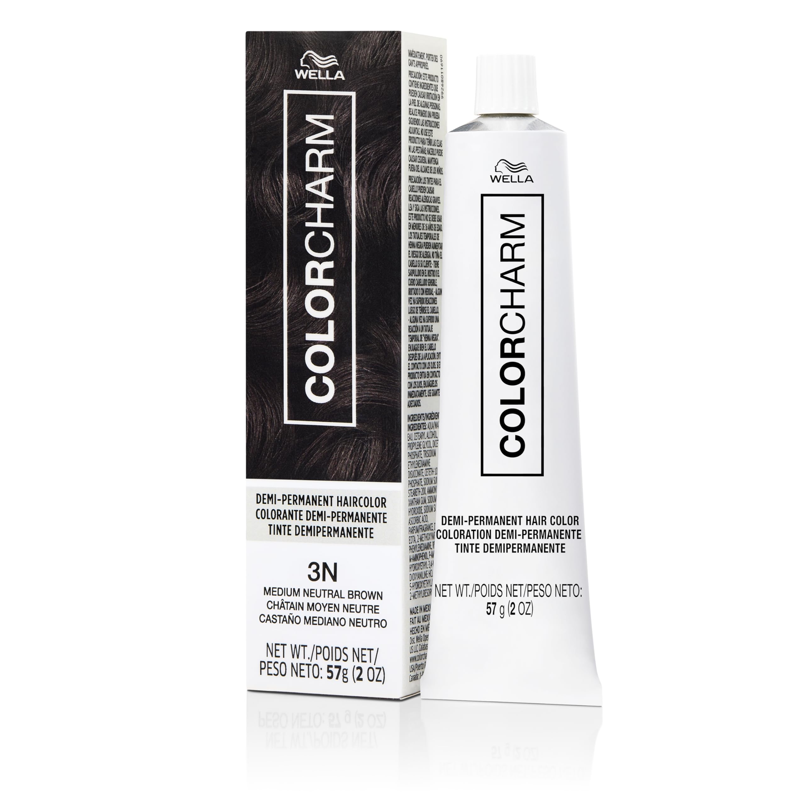 COLORCHARM Demi Permanent Hair Color 3N bottle in neutral brown shade for refresh