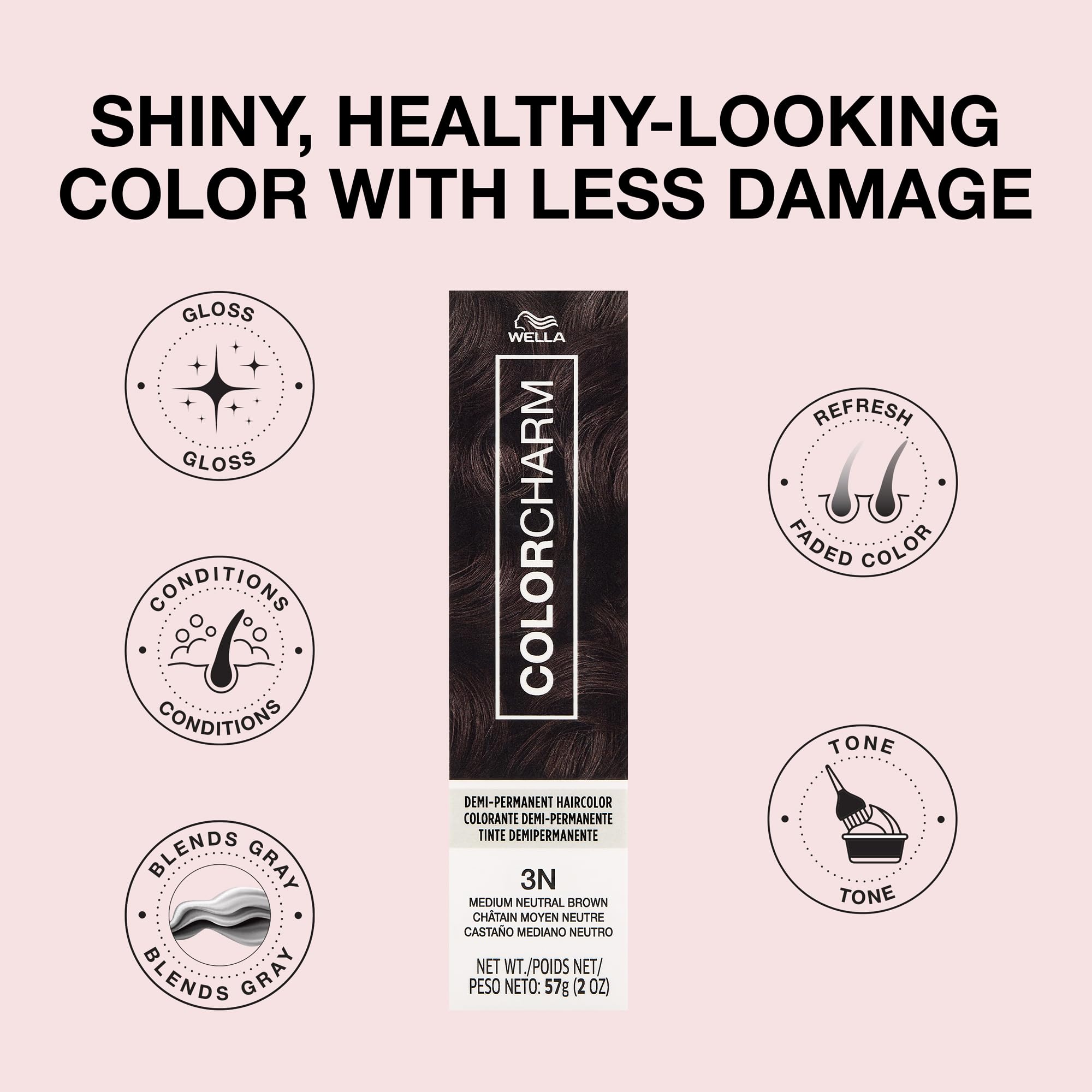 COLORCHARM 3N gray blend on swatch for tone and refresh