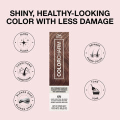 COLORCHARM 6N finish delivers a shiny, healthy-looking blonde shade.