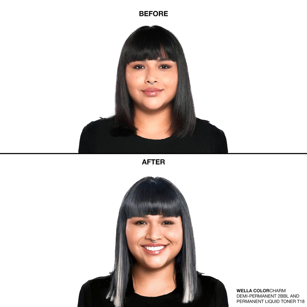 Depth and tone visualization highlights ColorCharm 7N neutral blonde shade.