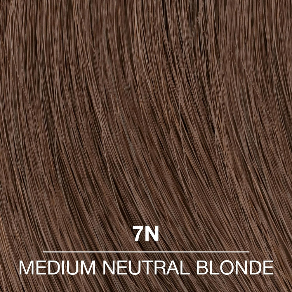 On hair, ColorCharm 7N delivers even tone with subtle re-toning.