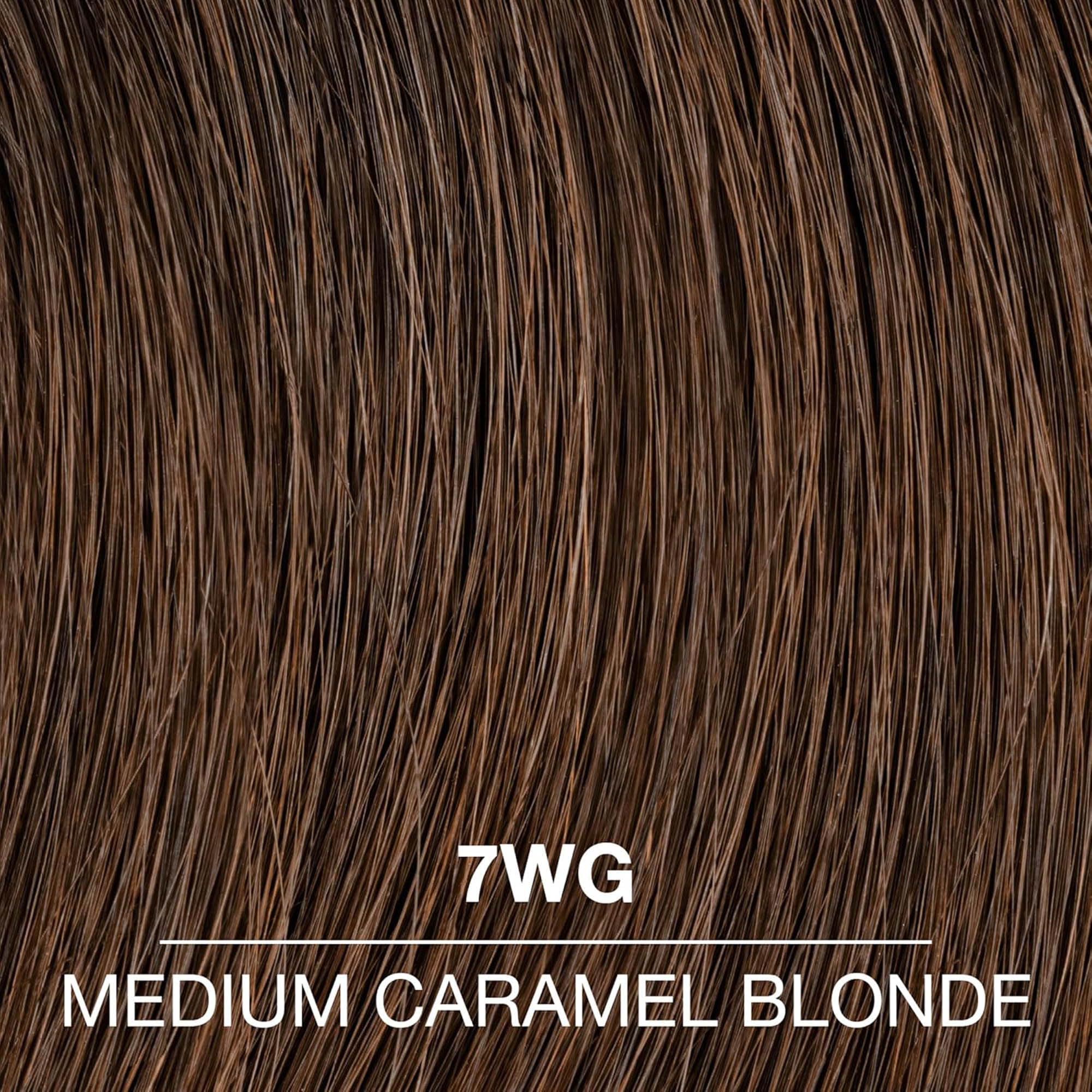 COLORCHARM Demi Permanent 7WG glossy result on hair strand.
