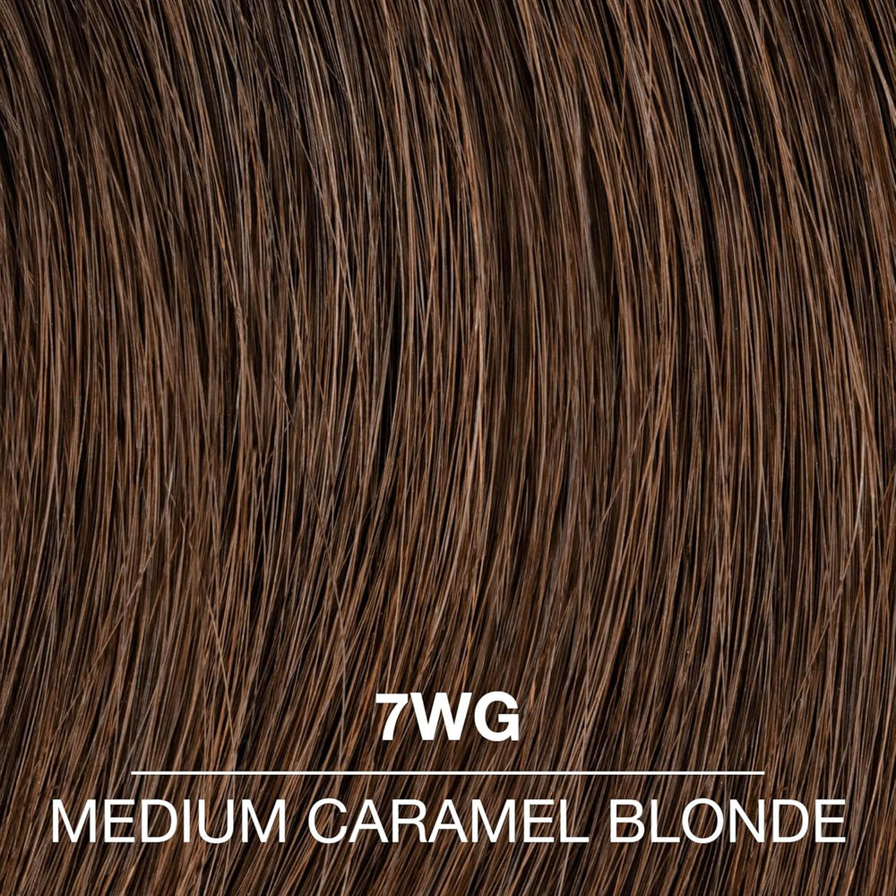 COLORCHARM Demi Permanent 7WG glossy result on hair strand.