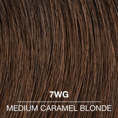 COLORCHARM Demi Permanent 7WG glossy result on hair strand.