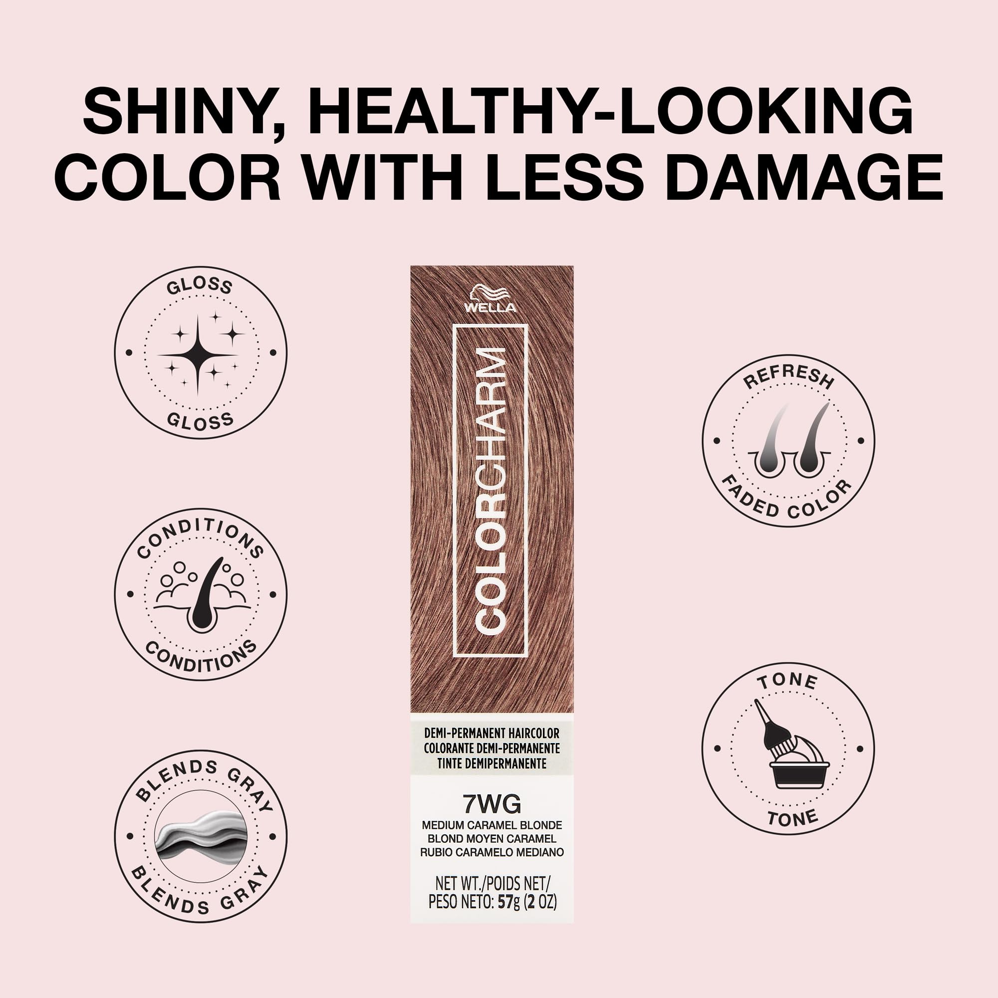 COLORCHARM Demi Permanent 7WG color bottle ready to use for gloss.