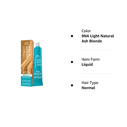 COLORCHARM 9NA with Shea Butter provides gentle color for all hair textures