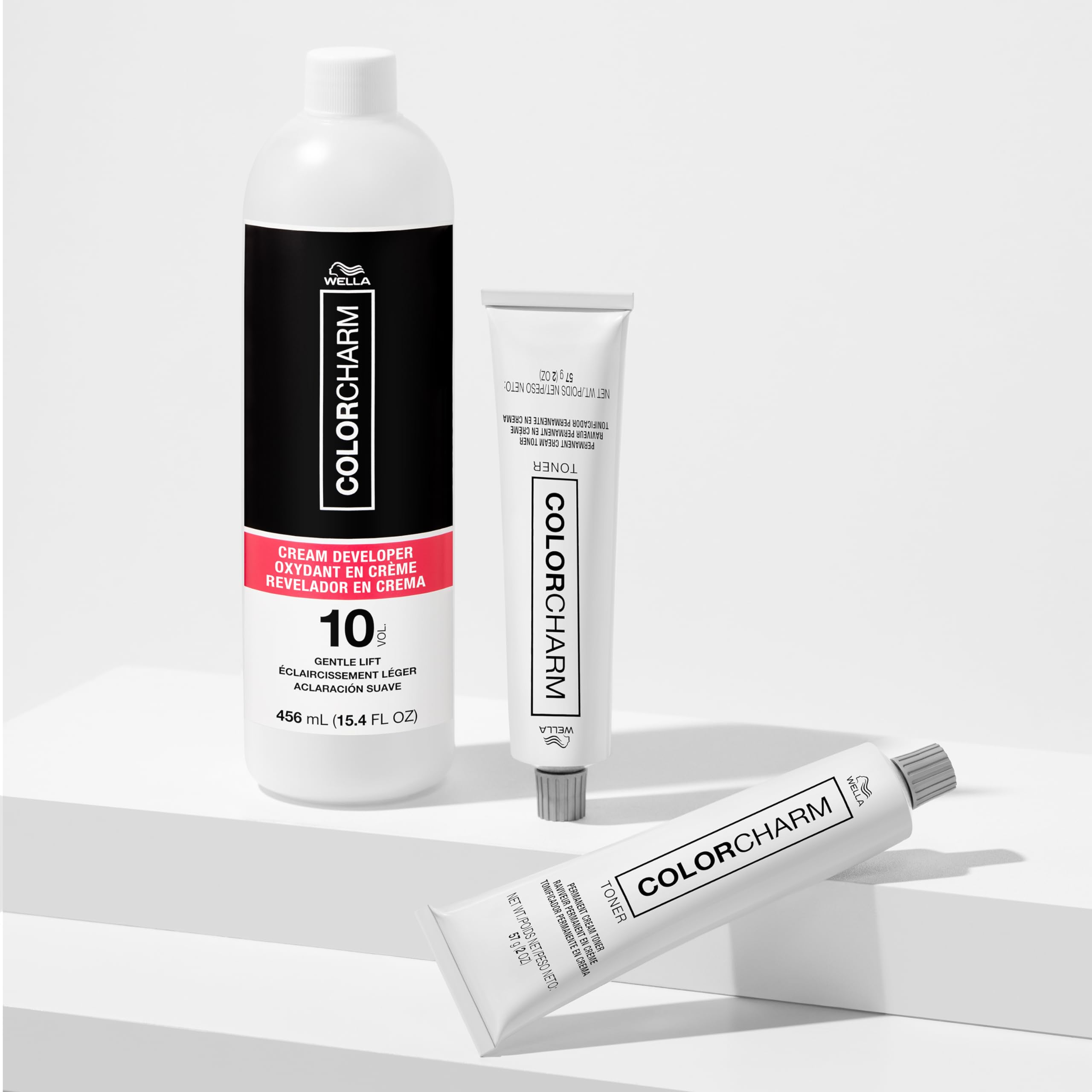 COLORCHARM ease of application with bottle or bowl-and-brush mixing.