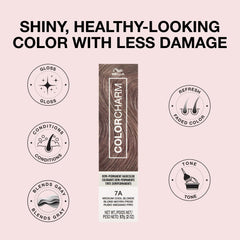 COLORCHARM hair-gloss application captures quick, even coverage and a luminous finish