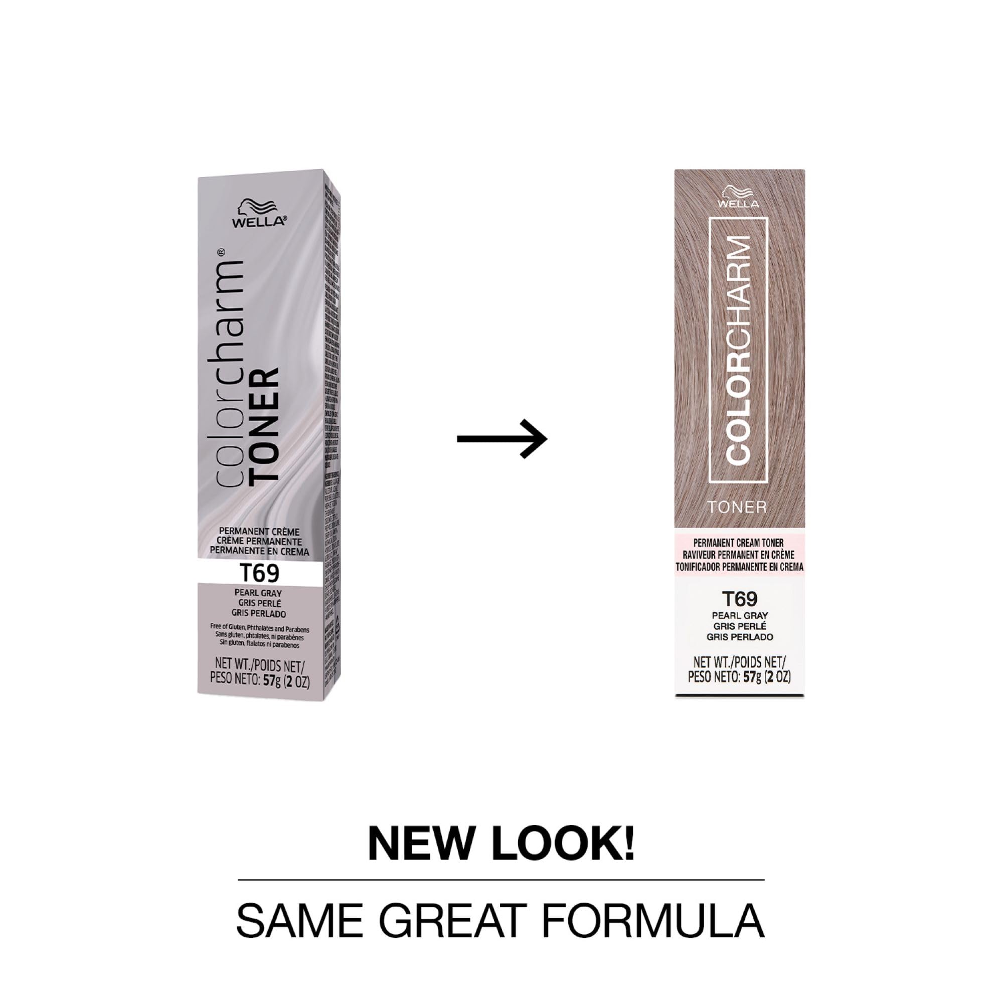 COLORCHARM icy blonde toner swatches showing cool, brass-canceling shades