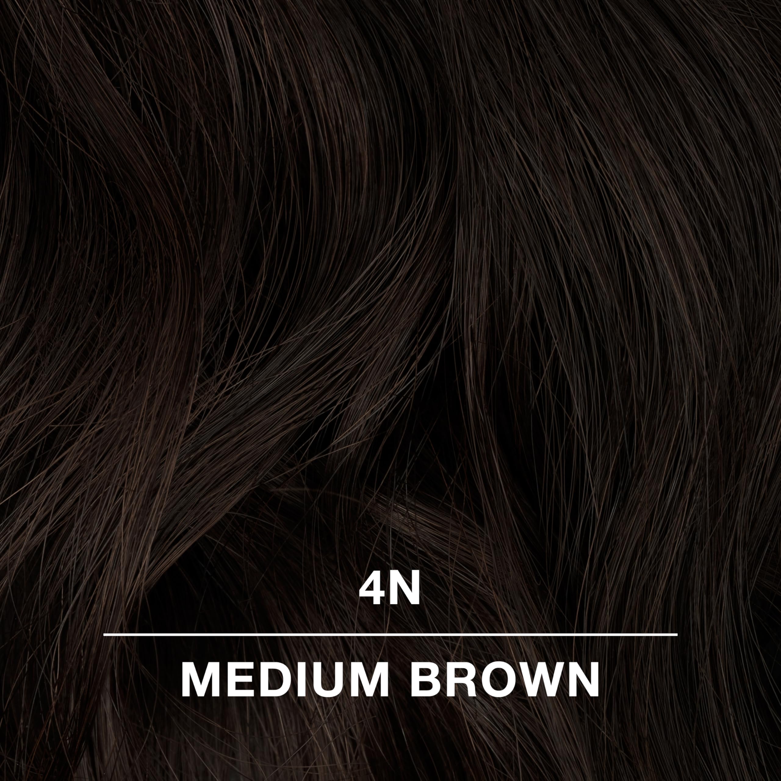 COLORCHARM permanent cream hair color 4N cream-dispense demonstrates precise mixing.