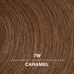 COLORCHARM Permanent Cream Hair Color 7W Caramel tube with smooth application texture.