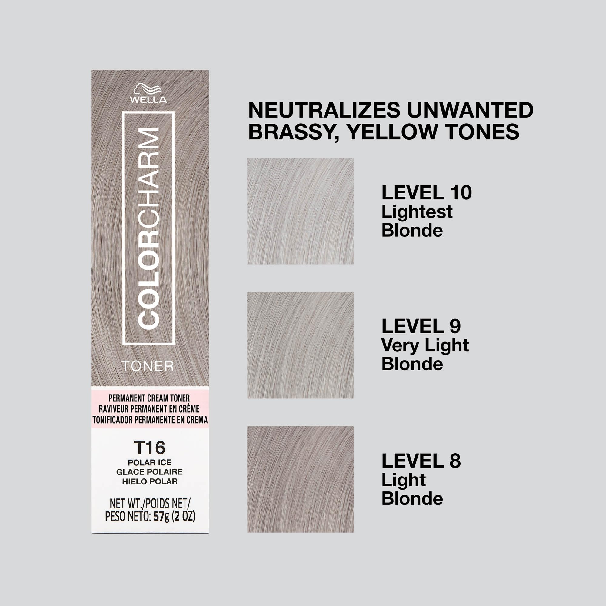 ColorCharm eight-shade display showcases icy and pastel blonde options